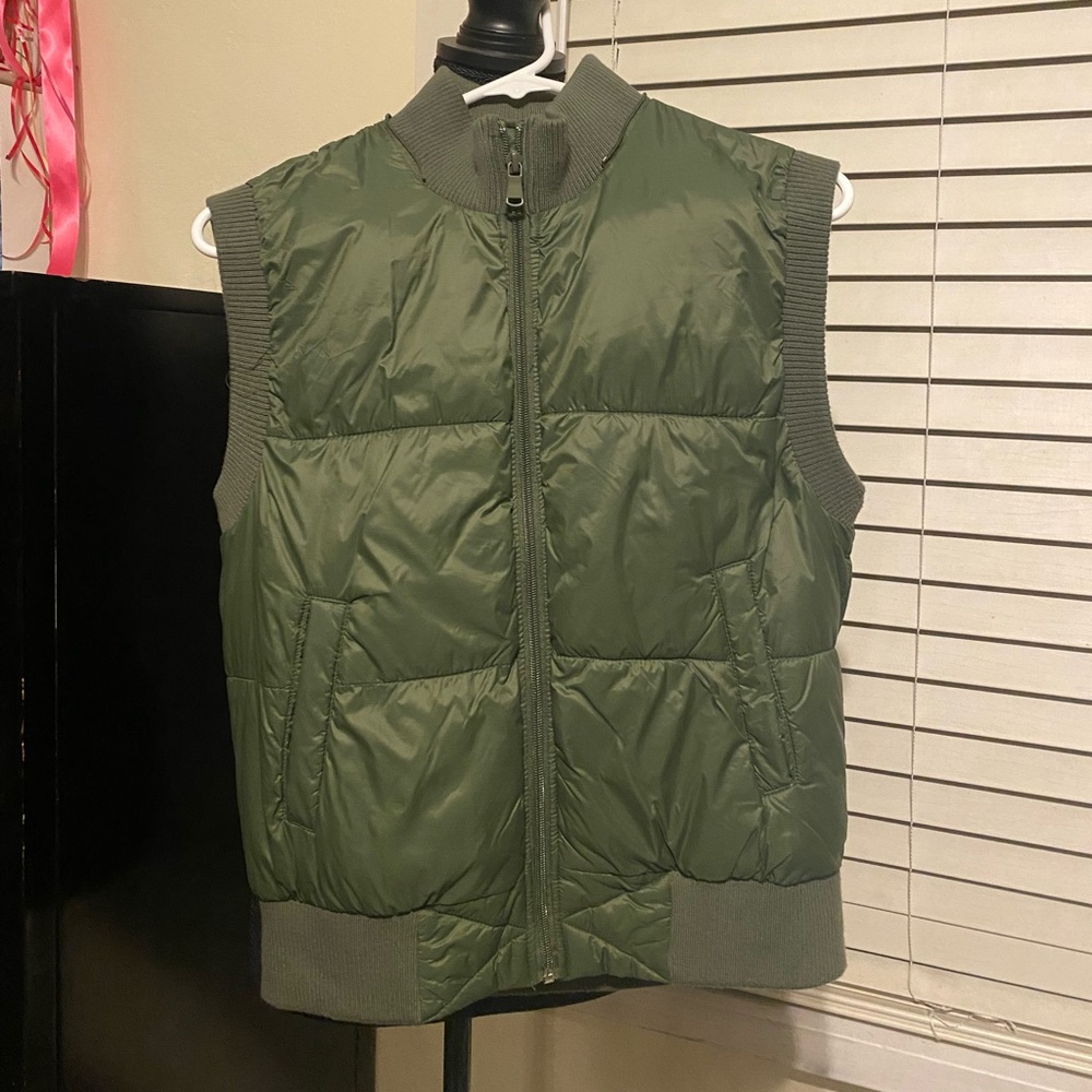 Green Puffer Vest